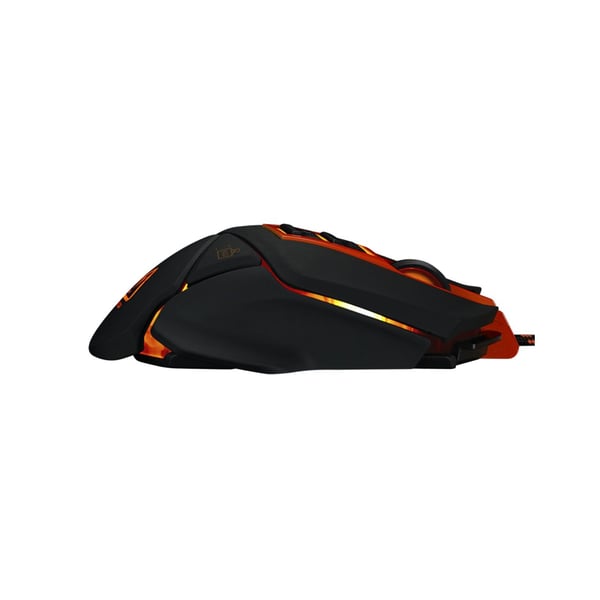 Canyon Hazard CND-SGM6N - Mus - optisk - 9 knapper - kablet - USB - svart - løsvekt