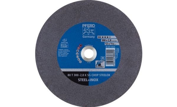 PFERD Cut-off wheels for chopsaws (CHOPSAW) SG CHOP STEELOX, 30 cm, 20 stykker