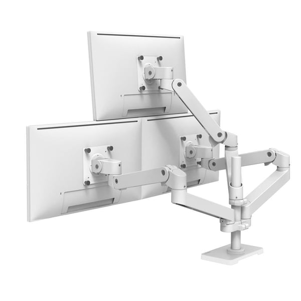 Ergotron LX Pro - Monteringssats (bildskärmsarm, förlängning, bildskärmsarm, stångklämma, maskinvara för tillbehör) - Konstant kraftteknik - för pl...