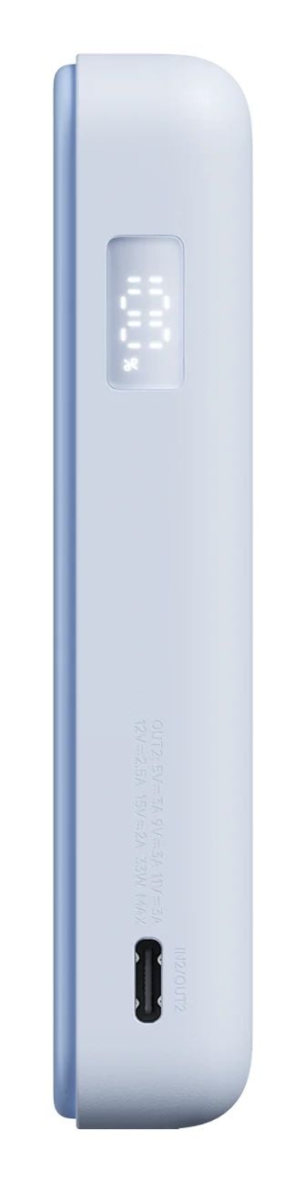 Xiaomi WPB1007Z - Strømbank - magnetic, with built-in stand - 10000 mAh - 37 Wh - 33 watt - 3 A - Fast Charge, PD 2.0, Power Delivery 3.0 + PPS, QC...