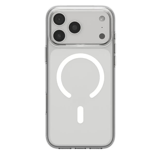 Spigen Liquid Crystal (MagFit), Mobilskal, Apple, iPhone 17 Pro Max, 17,5 cm (6.9"), Transparent, Vit