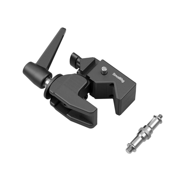 SmallRig 4861, Kiinnityspuristin, musta, Alumiini, 1/4-20, 3/8-16", 100 mm, 146 mm