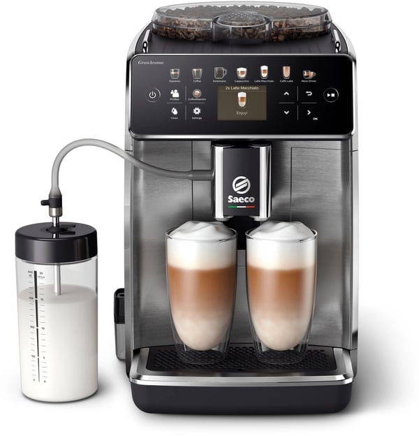 Saeco Helautomatisk espressomaskin til 16 drikker, Espressomaskin, 1,8 l, Kaffe bønner, Innebygd kaffekvern, 1500 W