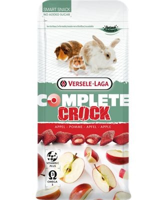 Versele-Laga Crock Apple, Snack, 50 g, Kanin, vitamin A, vitamin C, vitamin D3, vitamin E