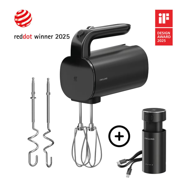 ZWILLING XTEND 1030455 håndmikser 250 W trådløs BLDC, svart ZWILLING XTEND 1030455 håndmikser 250 W trådløs BLDC, svart