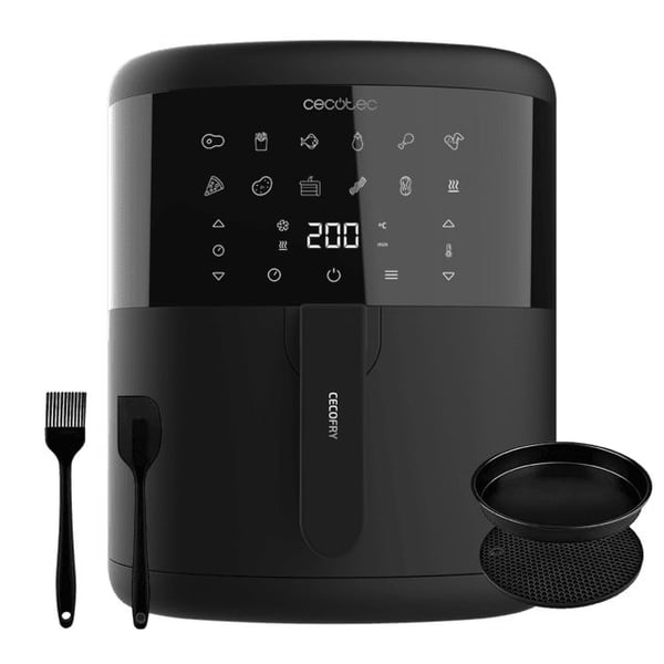 Cecotec airfryer/varmluftfritös utan olja Cecotec Bezolejowa 6000 svart 1700 W 6 L
