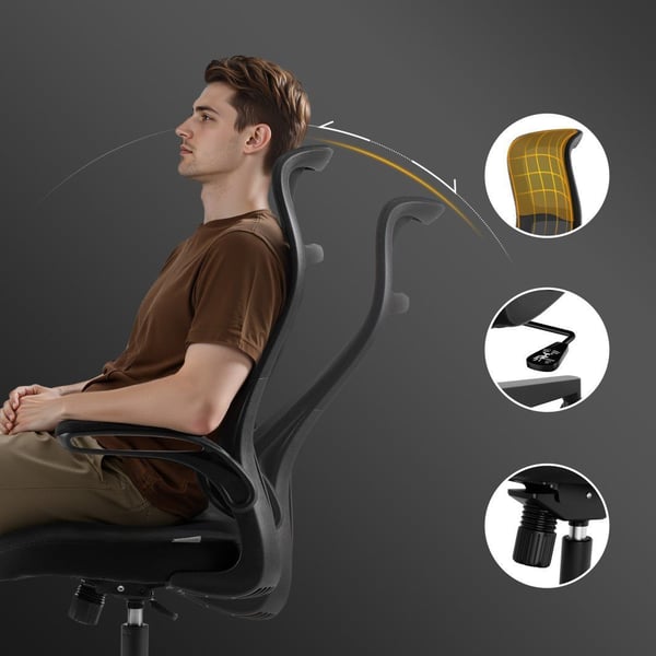 Office Chair Sense7 Revo Black Ergonomic Adjustable