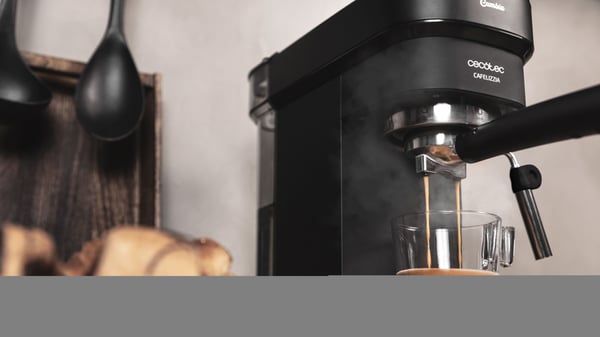 Cecotec Cafelizzia 790, Espressomaskin, 1,2 l, 1350 W, Sort, Rustfritt stål