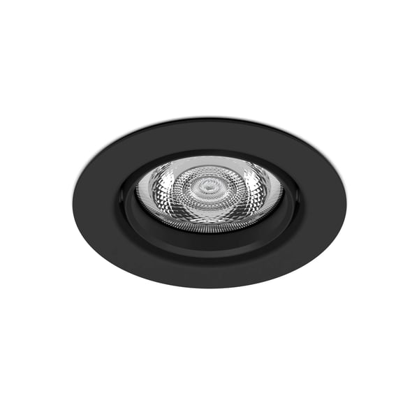 Philips Toiminnollinen Planet upotettava valaisin, Syvennysspottivalo, Ei vaihdettavissa oleva hehkulamppu, LED, 2700 K, 500 lm, Musta