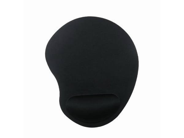 Gembird MP-ERGO-01 - Musmatta med handledsstöd - svart