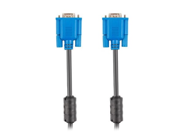 Lanberg - VGA-kabel - HD-15 (VGA) (hann) til HD-15 (VGA) (hann) - 5 m - svart