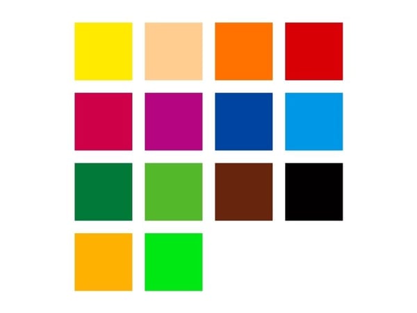 STAEDTLER 157 - Musta - Sininen - Bordeaux - Ruskea - Vihreä - Vaaleansininen - Vaaleansininen - Vaaleansininen - Mauve - Oranssi - Persikka - Puna...