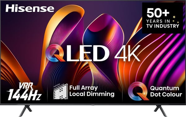Hisense 85E77NQ PRO - 85" Diagonalklasse E77NQ PRO Series LED-bakgrunnsbelyst LCD TV - QLED - Smart TV - VIDAA - 4K UHD (2160p) 3840 x 2160 - HDR -...