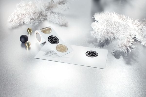 Sigel CS 120, Sort, Gull, Sølv, 45 mm, 50 mm, 200 stykker
