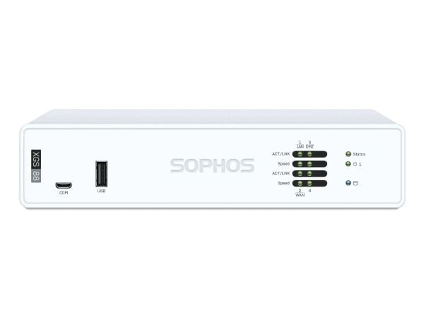 Sophos XGS 88 - 2. generasjon - sikkerhetsapparat - 2.5GbE, 1GbE - skrivebord Sophos XGS 88 - 2. generasjon - sikkerhetsapparat - 2.5GbE, 1GbE - skrivebord