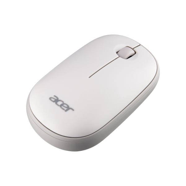Acer Wireless Bubble Mouse - AMR100 White (Retail pack), Molempikätinen, Optinen, Langaton RF, 1600 DPI, Valkoinen