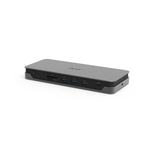 Acer ADK270 - Dockningsstation - USB-C 3.2 Gen 1 - HDMI, DP - 1GbE - 110 Watt - för Aspire Go 14; 15; Chromebook Plus Spin 514; Chromebook Tab 311;...