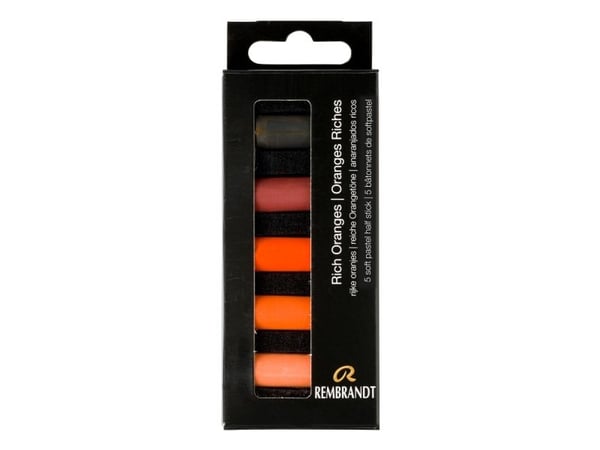 Rembrandt Soft pastell set Rich Oranges | 5 halvpasteller
