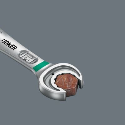 Wera Joker, 12 mm, Rustfrit stål, Chrom-molybdæn stål, Krom, Mat, Tyskland