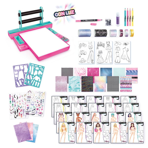 Canal Toys So Slime Fashion Designer Light-Up Studio, Modedesignkit för barn, 6 År, Multifärg