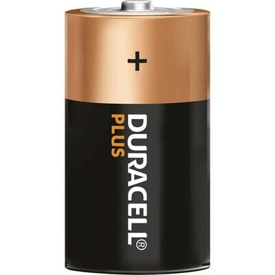 Batterier Duracell Plus Power D alkaliske 2 stk/pakning