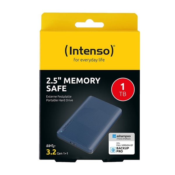 Intenso 6029565, 1 TB, 2,5", 3.2 Gen 1 (3.1 Gen 1), 5400 rpm, sininen