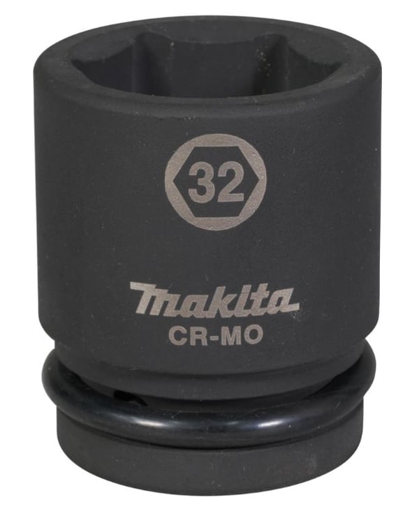 Makita E-22305, Kraftpipe, Svart, 1 hoder, 3/8", Metrisk, 32 mm