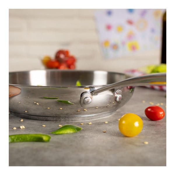 KUHN RIKON ALLROUND, Rund, Allmän matlagning, Rostfritt stål, Ingen beläggning, 240 ° C, Rostfritt stål