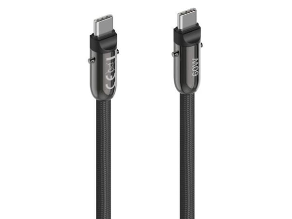 Hama 00201751, 1,2 m, USB C, USB C, USB 2.0, 0,48 Gbit/s, Svart