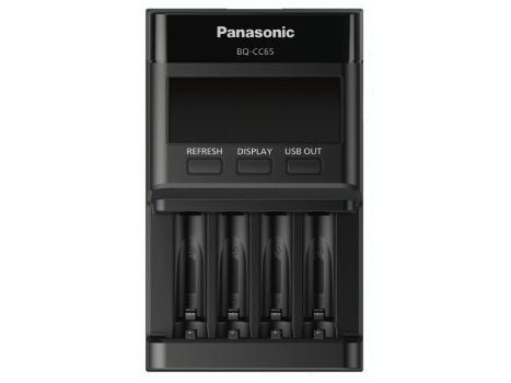Panasonic eneloop BQ-CC65E - Batterilader - 4 x batterier lader - 1 A (USB)