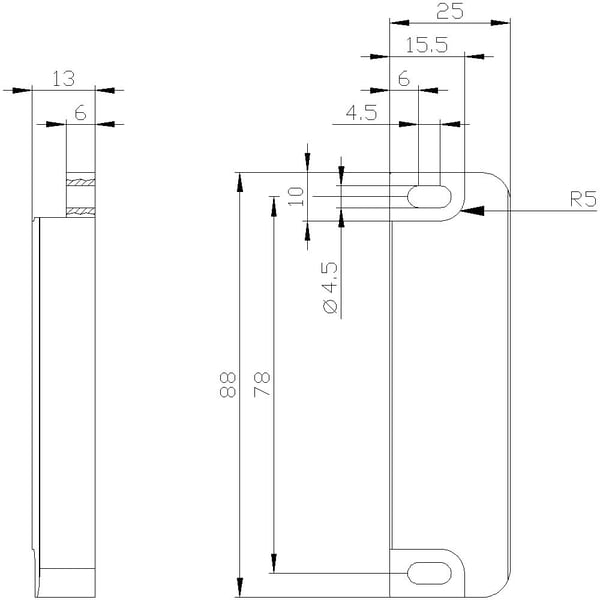 Siemens 3SE6724-2CA, Muovi, IP67, 40 mm, 102 mm, 27 mm, 37 g