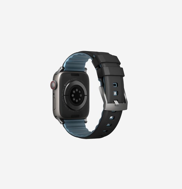 Uniq Išmaniojo laikrodžio Apple 4/5/6/7/8/SE dirželis, Juodos spalvos, 38/40/41mm
