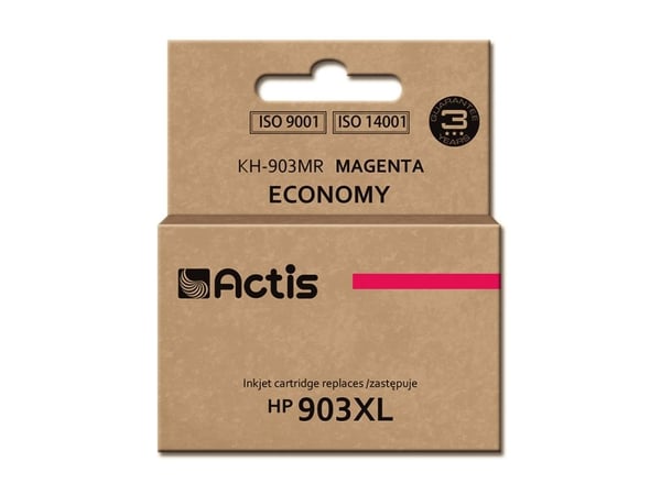Actis KH-903MR, Korkea (XL) värintuotto, Magenta, Väripohjainen muste, 12 ml, 1 kpl, Kertapakkaus