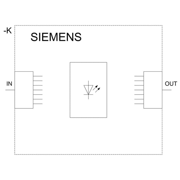Siemens 3SU14011ME201DA1 3SU1401-1ME20-1DA1 anslutningsmodul IP20 1 st., 19 g, 80 mm, 65 mm, 55 mm