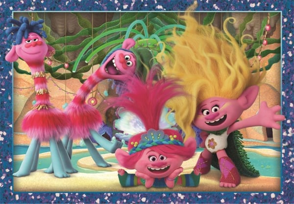 Clementoni pussel Trolls, 4-i-1