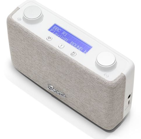 Roberts Radio Play 11, Bärbar, Analog och digital, DAB, DAB+, FM, Vit, Rotations-, Extern