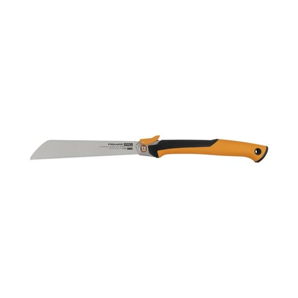 Fiskars Pro PowerTooth, Beskärningssåg, Trä, Svart, Silver, Gul, Svart, Gul, 25 cm, 308 mm
