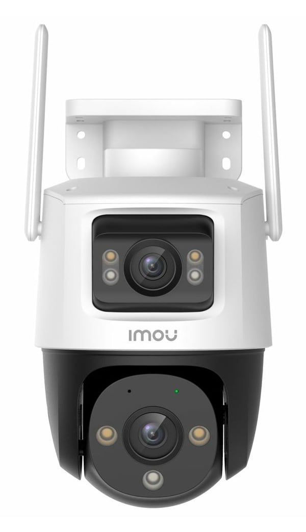 Imou Cruiser Dual 10MP, IP-turvakamera, Ulkona, Langallinen & langaton, CE, UKCA, Katto, musta, Valkoinen