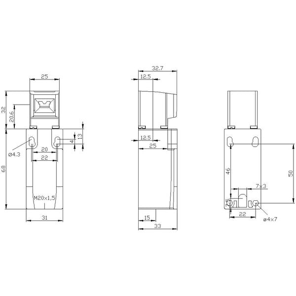 Siemens 3SE52120QV40 3SE5212-0QV40 Sicherheits-Positionsschalter 6 A IP66, IP67 1 St., Metall, IP66, IP67, Cuboid, 56 mm, 166,5 mm, 77,5 mm
