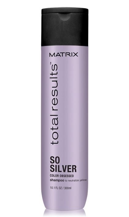 Matrix Total Results So Silver Color Obsessed Shampoo To Neutralize Yellow 300ml