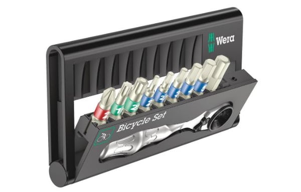 Wera Bicycle Set 9 - Screwdriver handle with bit set - 10 deler - 65 N·m