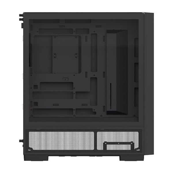 Thermaltake S Series S380 TG ARGB - Mid tower - ATX - genomskinlig sidopanel (härdat glas) - ingen strömförsörjning (PS2) - svart - USB/ljud
