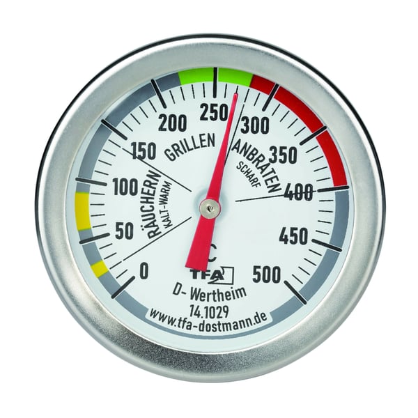 TFA-Dostmann 14.1029, Termometer, Rustfritt stål, Rustfritt stål, 67 mm, 5,2 cm, 37 g