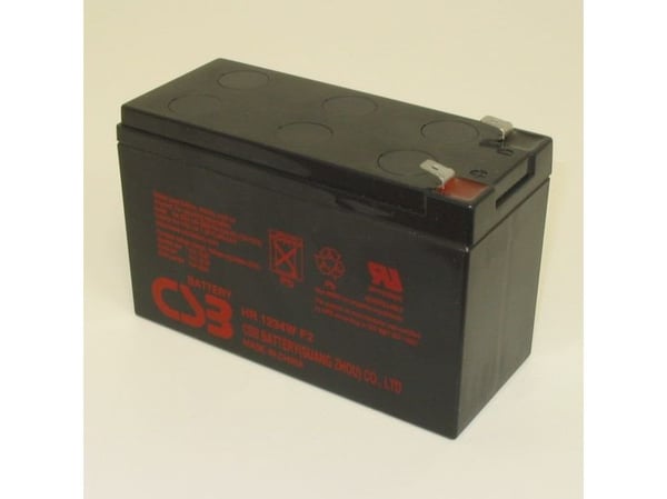 CSB-akku HR 1234W korkea lyijyakku 12 V 8,4 Ah Lyijyakku (B x K x S) 151 x 99 x 65 mm Litteä pistoke 6,35 mm Huoltovapaa, alhainen itsepurkautuminen