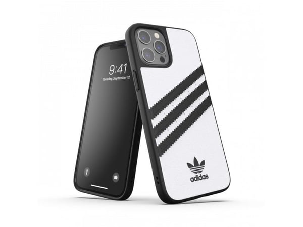 Adidas 3-Stripes, Etui, Apple, iPhone 12 Pro Max, 17 cm (6.7"), Svart, Hvit