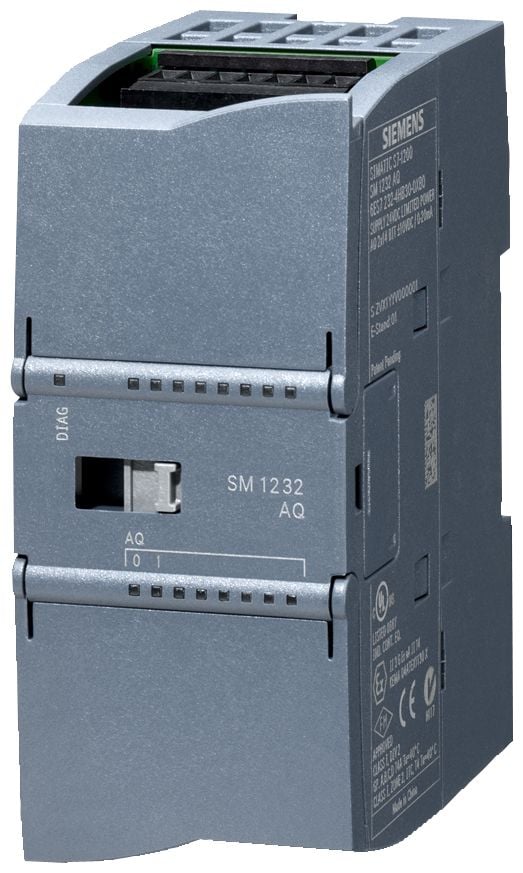 Siemens S7-1200 SM 1232 6ES7232-4HD32-0XB0 PLC-analogialähtömoduuli 24 V
