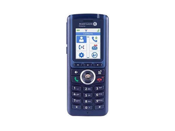 Alcatel-Lucent Enterprise 8234 - Trådløs digitaltelefon - IP-DECT\GAP - treveis anropskapasitet - blå