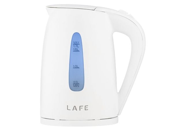 Lafe Essential White, 1,7 l, 2200 W, Hvit, Vannivåindikator, Overopphetingsbeskyttelse, Filtrering