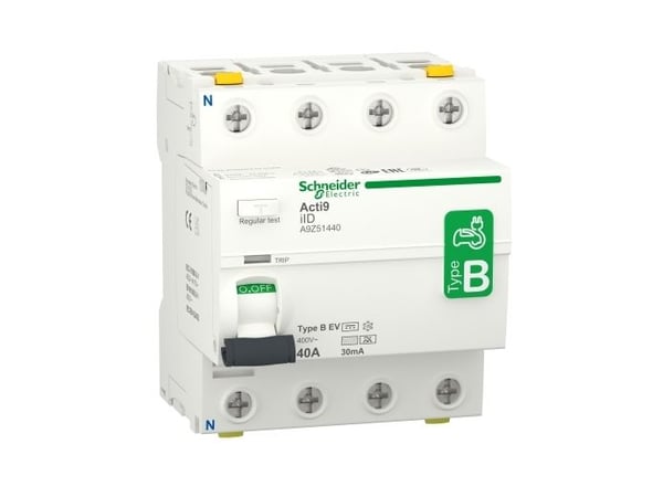 Schneider Electric A9Z51440 vikavirtasuojakytkin 4P 40 A 30 mA B-EV