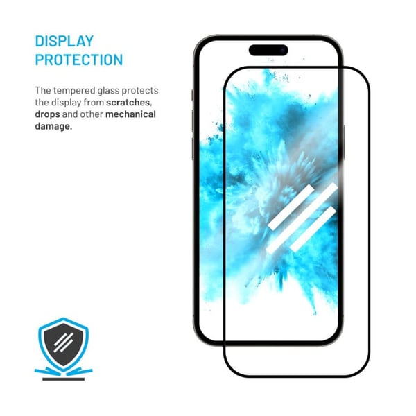FIXED FIXGFA-1506-BK, Universaali, Xiaomi Redmi Note 14 Pro 4G/5G/Pro+ 5G/POCO X7, Naarmuuntumisenkestävä, Likaa hylkivä, Läpinäkyvä, 2 kpl